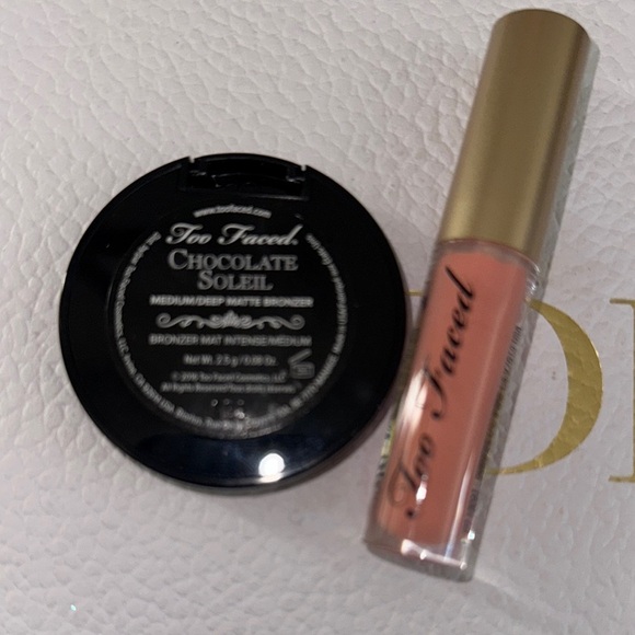 Too Faced Chocolate Soleil Bronzer and Lip Gloss Set - Picture 1 of 3